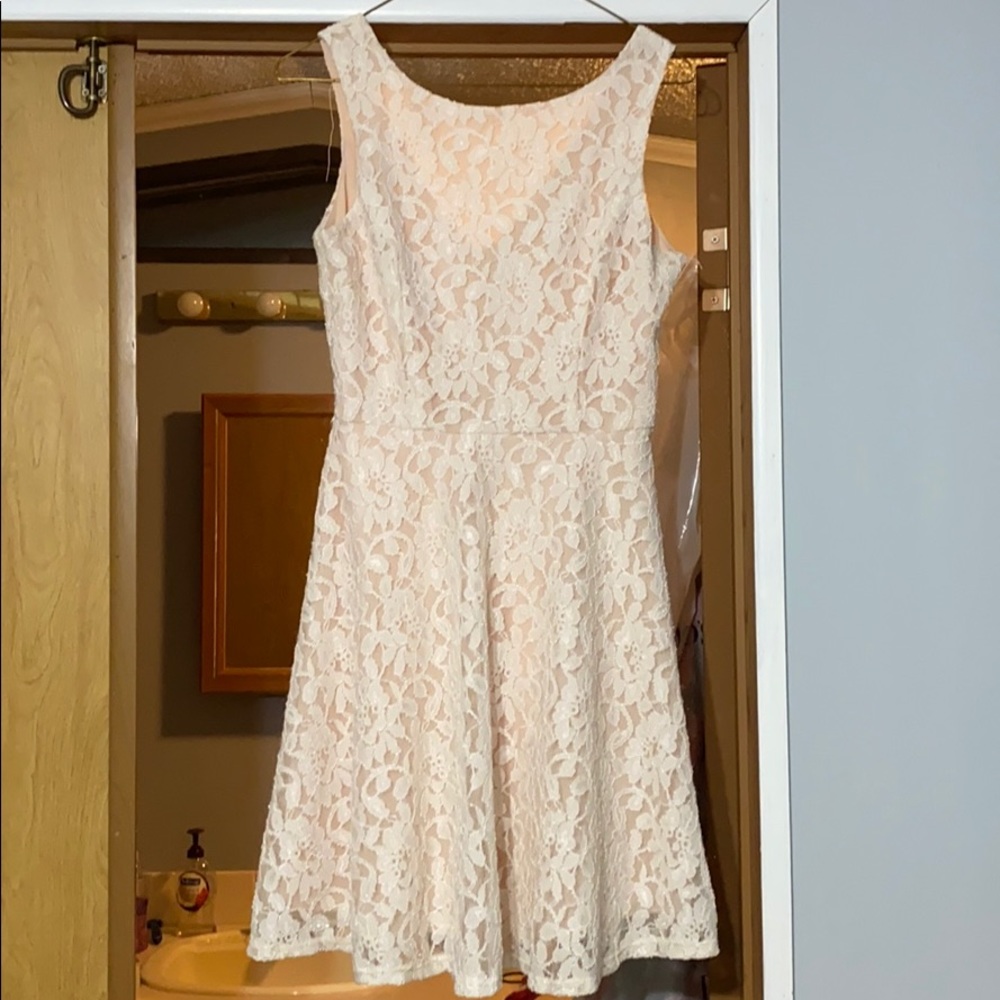 Light pink all laced dress